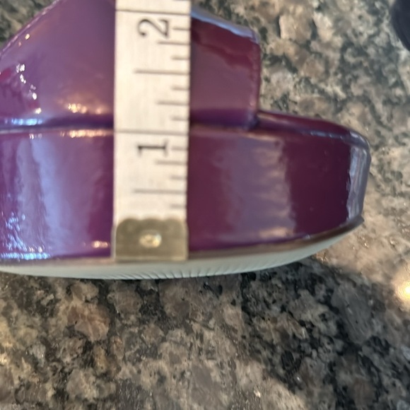 Michael Antonio purple patent leather open toe heel NIB 9 - Picture 10 of 10